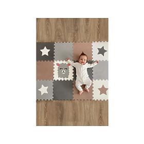 Foam play mat 12 pcs - Llama and stars
