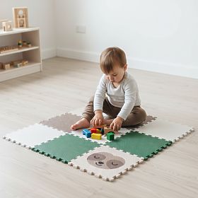 Foam Puzzle 9 Pieces - Sloth and Rainbow, VYLEN