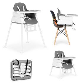 Folding Children's High Chair 3-in-1 ECOTOYS