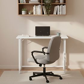 Folding Computer Desk 80x45 cm Laptop Table White ModernHome