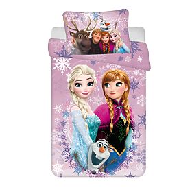 Children's Bedding Frozen 'Purple 05' baby 100x135 cm + 40x60 cm, Frozen