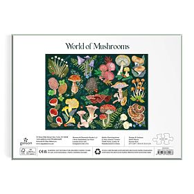 Galison Mushroom World Puzzle 1000 Pieces