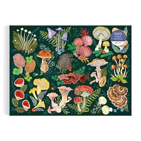Galison Mushroom World Puzzle 1000 Pieces