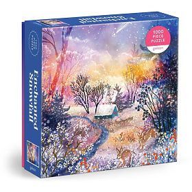 Galison Puzzle Magical Snowy Landscape 1000 Pieces