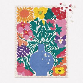Galison Zodiac Flowers Puzzle 1000 Pieces