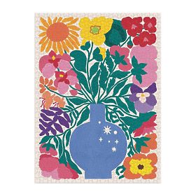 Galison Zodiac Flowers Puzzle 1000 Pieces