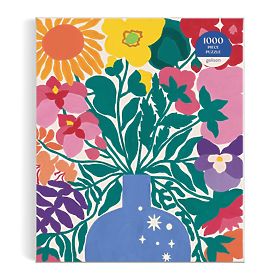 Galison Zodiac Flowers Puzzle 1000 Pieces, Galison