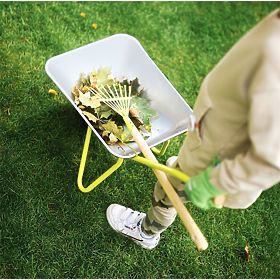 Gardener Set Wheelbarrow + Tools + Gloves