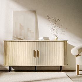 Gliss Dresser, Rounded, Slats, Light Oak, lectus