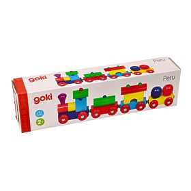 GOKI Colorful Train Peru with Magnetic Wagons