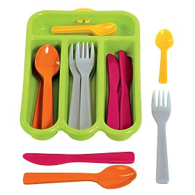 Gowi Green Cutlery Set, Gowi