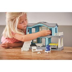 Green Toys Blue Dollhouse, Green Toys