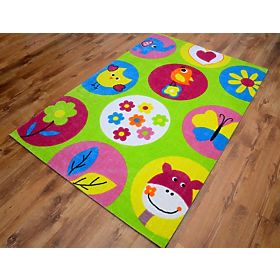 Happy Circles Children's Rug