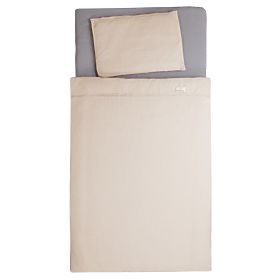Heavens 3 Piece Muslin Bedding Set - Beige, Babymatex