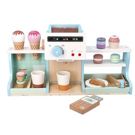 Ice Cream Parlor Coffee Shop with Ice Cream