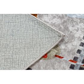 JUNIOR 51986.803 Washing Mat Tracks, Locomotive for Children Anti-Slip - Grey