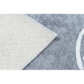 JUNIOR 52106.801 Washing Mat Alphabet for Kids Anti-Slip - Gray