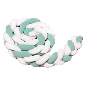 Knitted Bumper - White and Green