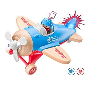 Large Airplane with Pilot - Lights and Sounds