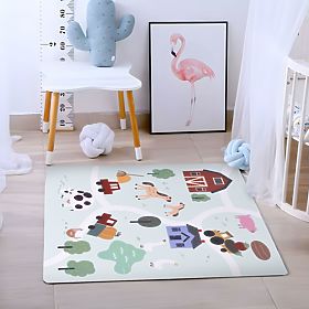 Large EVA Foam Mat for Children Farm 90.5x90.5 cm 21 pcs ECOTOYS
