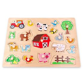 Large Wooden Puzzle In the Countryside