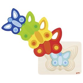 Layered Butterfly Puzzle