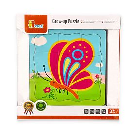 Layered Puzzle Butterfly