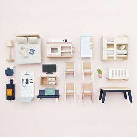 Le Toy Van Furniture Starter Daisylane - Complete Set for Dollhouses