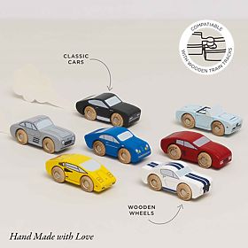 Le Toy Van Set of Wooden Sports Cars, Le Toy Van