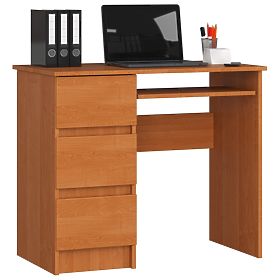 LEFT-SIDED DESK A-6 CLP ALDER