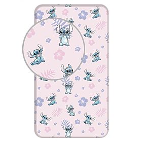 Lilo and Stitch 'Pink' Fitted Sheet 90x200 cm