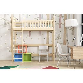 Loft Bed Anita - Natural