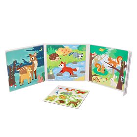 Magnetic Puzzle Forest Animals