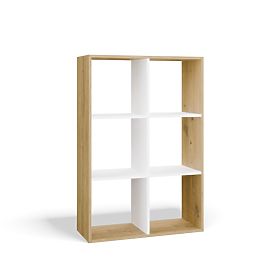 Malax 2X3 Shelf ARTISAN OAK WHITE