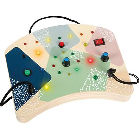 Manipulation Board with LED Lights and Switches