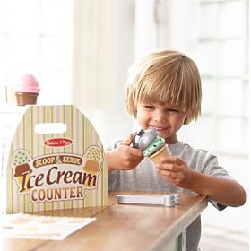 Melissa & Doug Wooden Ice Cream Parlor