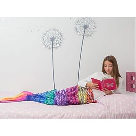 Mermaid Tail Blanket Rainbow