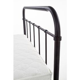 Metal bed LINDA 120x200 cm - black