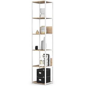 METAL SHELF LOFT 400 WHITE/SONOMA OAK