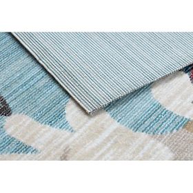 Modern Children's Rug TOYS 75328 CLOWN, Irregular Shape, Blue, Turquoise, Red Fuchsia