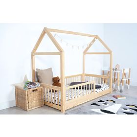 Montessori House Bed Elis Natural
