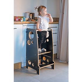Montessori learning tower Rings Black