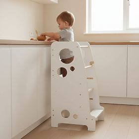 Montessori Learning Tower Luna - White