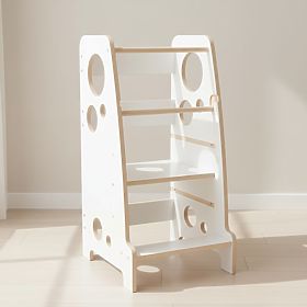 Montessori Learning Tower Luna - White