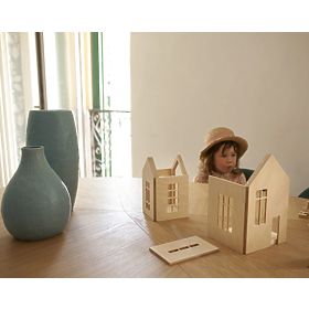 Magnetic Montessori wooden house - magic forest