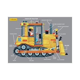 Mudpuppy Bulldozer Puzzle 48 Pieces, Mudpuppy