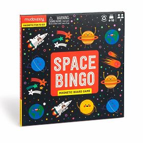 Mudpuppy Magnetic Board Game Space Bingo, Mudpuppy