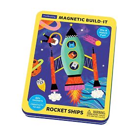 Mudpuppy Magnetic Set Build Your Own Rocket, Mudpuppy