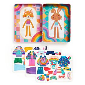 Mudpuppy Magnetic Set Dressing in Rainbow Colors, Mudpuppy