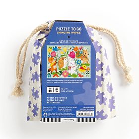 Mudpuppy Puzzle Spring Parade in Cloth Bag 36 Pieces, Mudpuppy
